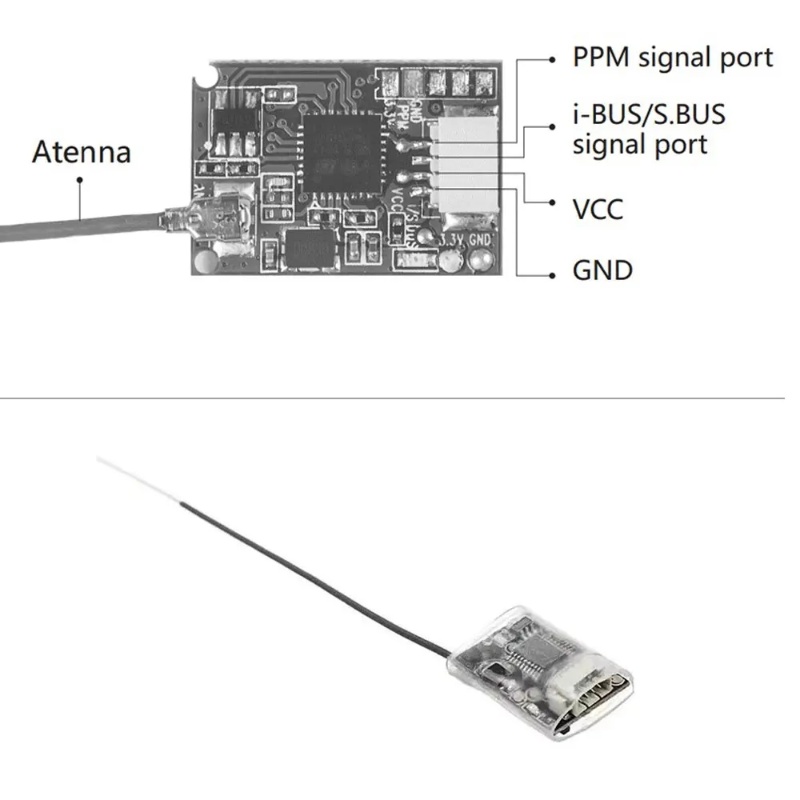 Receptor Mini Flysky FS-8A 8CH - Fpv Drone Flight Controller avaliação e preço