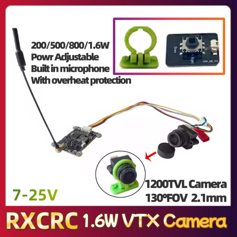 Módulo RXCRC 5.8G 48CH 1.6W VT - Fpv Drone Vtx avaliação e preço