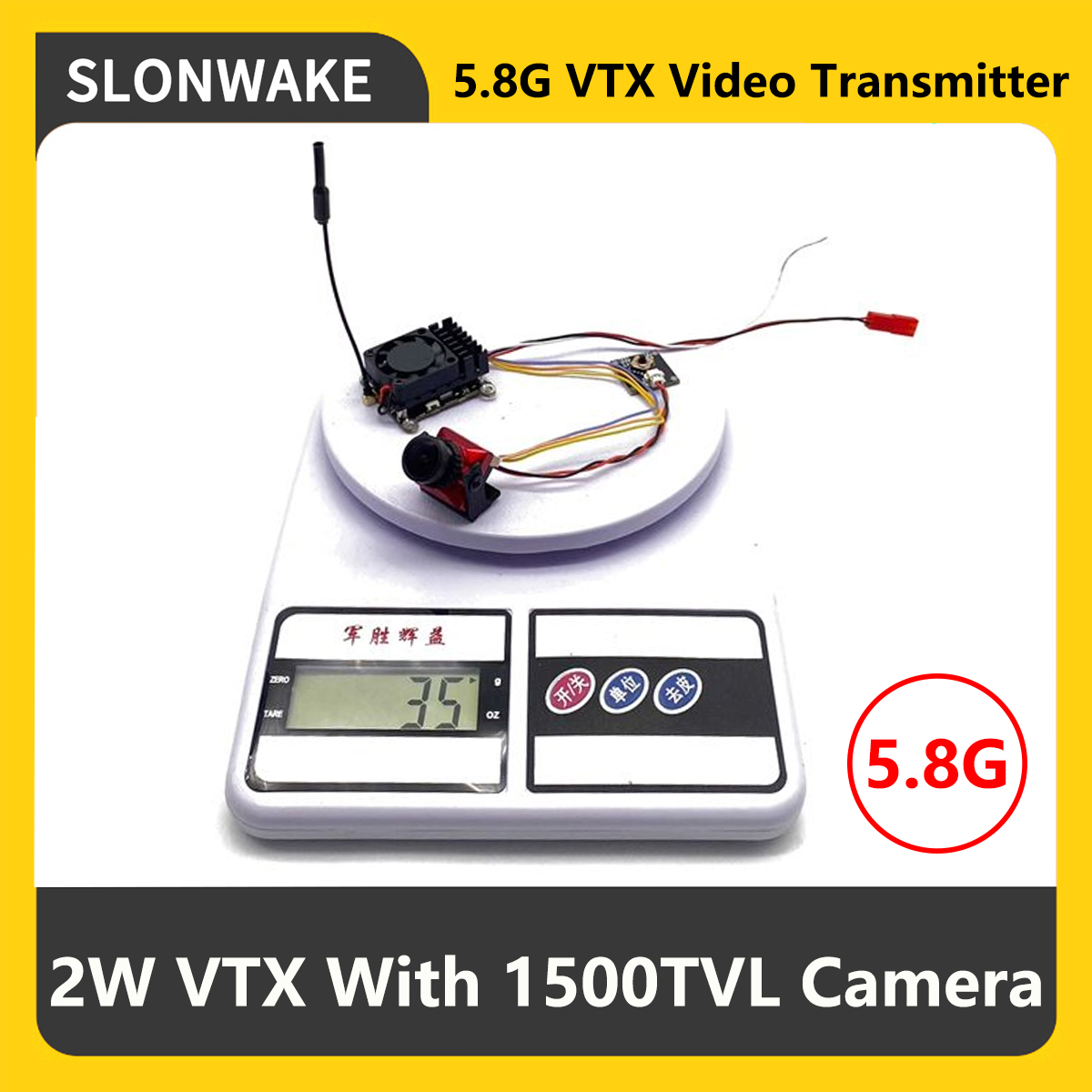 Transmissor FPV VTX SLONWAKE 5 - Fpv Drone Vtx avaliação e preço