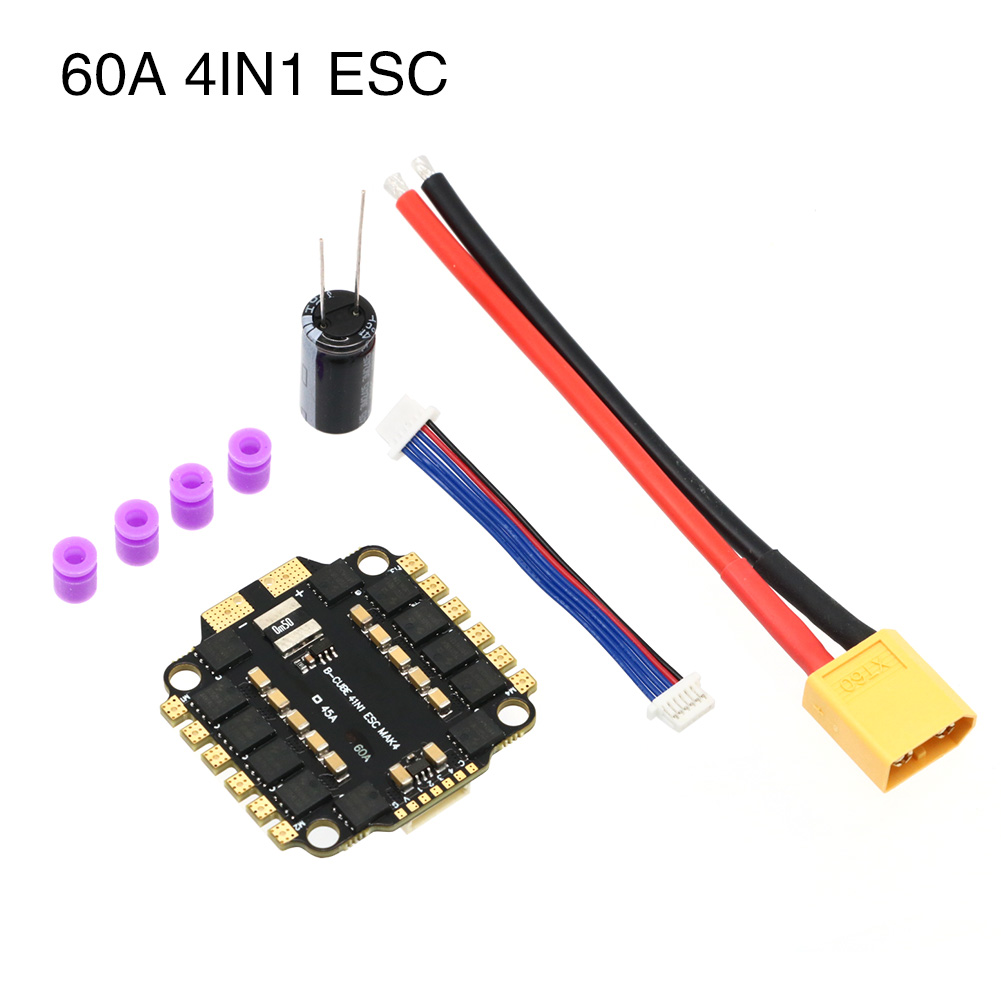 UAngel 4IN1 45A 60A ESC BLHELI - Fpv Drone Esc avaliação e preço