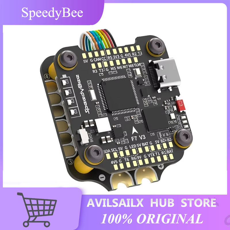 SpeedyBee F7 V3 BL32 50A 30x30 - Betaflight Fc Blheli 32 avaliação e preço